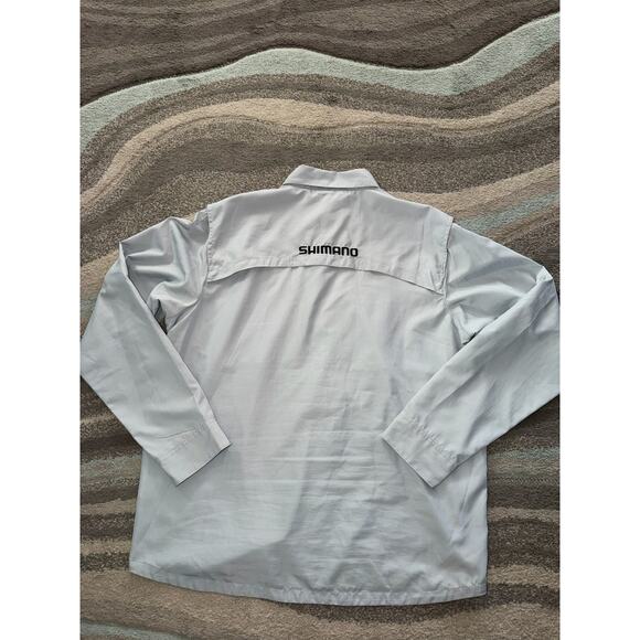 Shimano Men's Button Front Vented Fishing Shirt XL - Picture 7 of 8